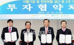 [포토]전남도 비즈너리등 4개업체와 투자협약