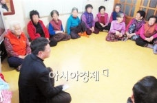 [포토]함평군, 학교면 관내 경로당 순회방문