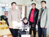 [포토]구례로타리클럽 오광범 회장, 지역사회 훈훈한 정 나눠