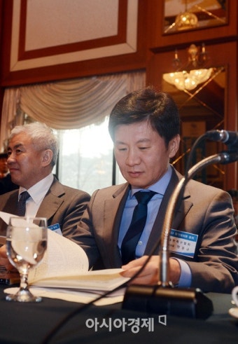 [포토] 대한체육회 정기대의원 총회 참석한 정몽규 축구협회장