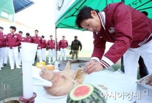 [포토] 넥센 히어로즈 우승 기원제