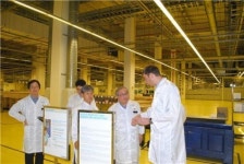 김연배 한화 비상경영위원장, 태양광 사업장 현장점검