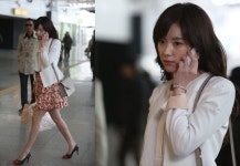 감시자들 한효주, 여성스러운 반전 꽃사슴 매력 발산