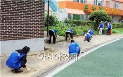 여수시 시전동 바르게살기협의회 청결활동 앞장