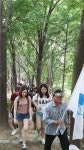 [포토]대학생들 동작충효길 걷기 캠페인 벌여