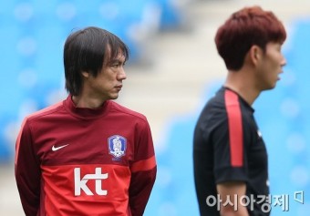 [포토] 홍명보와 손흥민