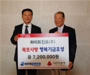 하이트진로(주) 목포지점, 이웃사랑성금 720만원 전달