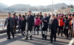 곡성군 옥과면 황산교 준공