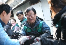 동부화재, 연탄배달 봉사활동