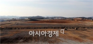 함평군 동함평일반산단...공정률 54% 순조
