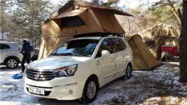 쌍용차, 스노 오토 캠핑 개최