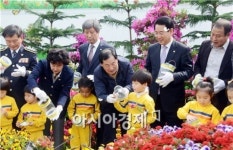 [포토]2014마리 함평나비 축제성공 기원담아 훨훨