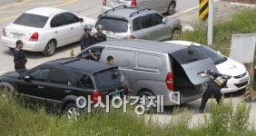 [포토]금수원 주변, 검문 수색 강화