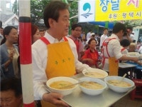 평택 간 김무성 집권여당의 젊은 일꾼 뽑아달라