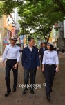 [포토]정종섭 안행부 장관, 명동파출소 방문해 경찰들 격려