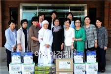 [포토]전남도 목련회 추석 앞두고  노인요양원 방문