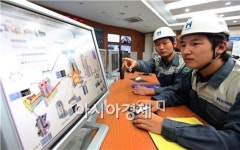 현대제철(주) 고로1기 메인컨트롤 빌딩 | [르포]첫 돌 맞은 현대제철 제3고로, '컨트롤룸'을 가보니