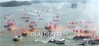 [포토]명량대첩축제 ‘불멸의 명량! 호국의 울돌목!