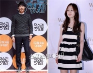메이비, 덕수리 5형제 시사회 참석…예비신랑 윤상현 응원