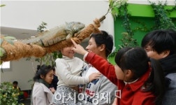 함평 양서·파충류 생태공원 설 연휴 관광객 줄이어