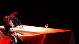 최성옥 안무 방랑의 노래 무대 올라