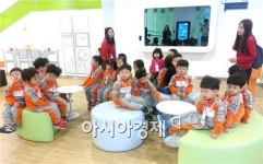 호남대 IT스퀘어, 푸른숲속유치원 대상 IT체험