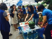 고창군 공노조, 인천시청·인천중구청에서 농산물 특가판매
