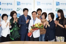 [포토]염태영시장 메르스로 그동안 고생했습니다