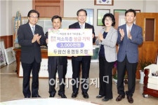 [포토]두암 신용협동조합, 광주시 북구청에 성금기탁