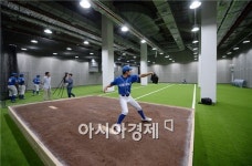 [포토]쾌적한 고척돔 실내연습장