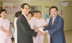 김호남 목포상의 회장, 추석맞이 불우시설 방문 위문 격려