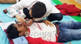 동신대 광주한방병원,외국인근로자 한방 의료봉사 실시
