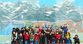 영암 삼호도서관 거대한 벽화 탄생