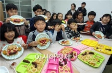 [포토]광주시 북구 운암도서관, 동화와 함께하는 푸드놀이