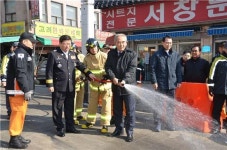 [포토] 충남도, 이성호 안전처 차관 ‘서산 동부시장 안전점검’