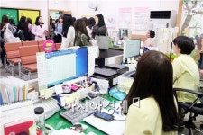 [포토]조선대학교 식품영양학과 학생, 동구보건소 견학