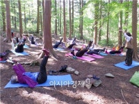 “축령산 치유의 숲에서 힐링하세요”