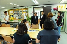 백경현구리시장 장애인근로복지센터 찾아 격려