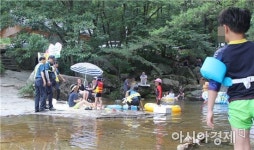 곡성경찰, 도림사 계곡 피서객 대상 성범죄 예방활동 실시