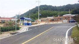 곡성군, 옥과 합강마을 위험 도로 개선