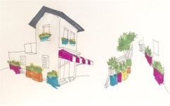 용산 골목길에 화목함 들여놓다