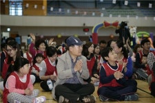 [포토]박홍섭 마포구청장 다문화 가족 명랑운동회 참석