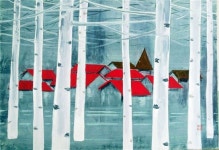 김상례 작가, “자작나무 이야기전시회”개최