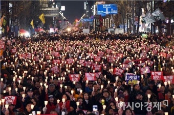 광주 6차 촛불집회 10만여명 운집~