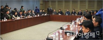 [포토]새누리 원외위원장-개혁보수신당 간담회