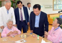 윤장현 광주시장, 시립제1요양병원·시립정신병원 방문