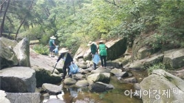 계곡신기애정회 | 고창군 고수면 신기계곡, 안전관리 및 환경정화 박차