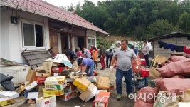 곡성군 석곡면 행정복지센터, 장애인가구 대청소 봉사