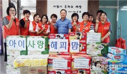 광주시 광산구 신창동 지사협 육아용품 전달