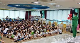 장흥군, ‘버블·풍선 공연’ 웃음이 방울방울